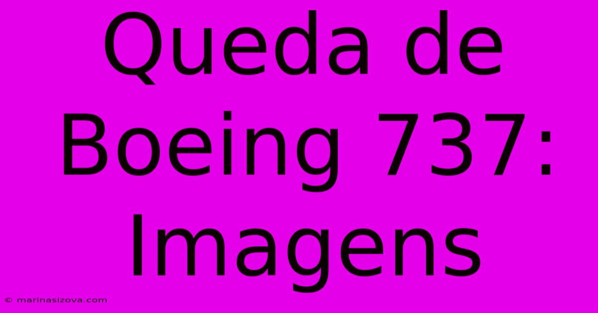 Queda De Boeing 737: Imagens